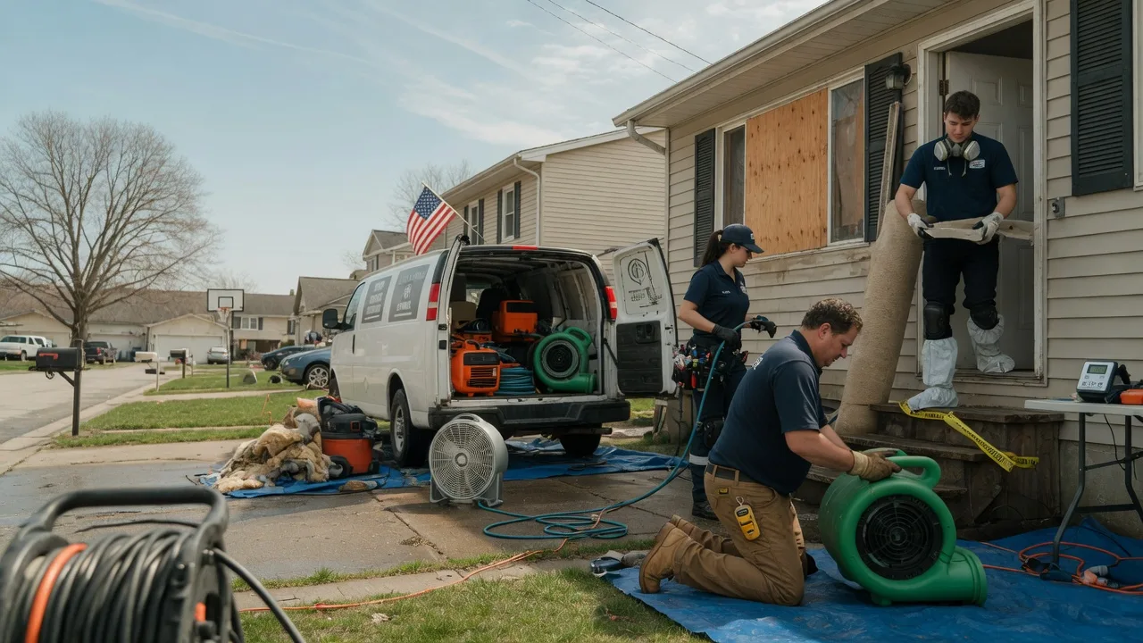 Water Damage Restoration in Sunfield, MI near me